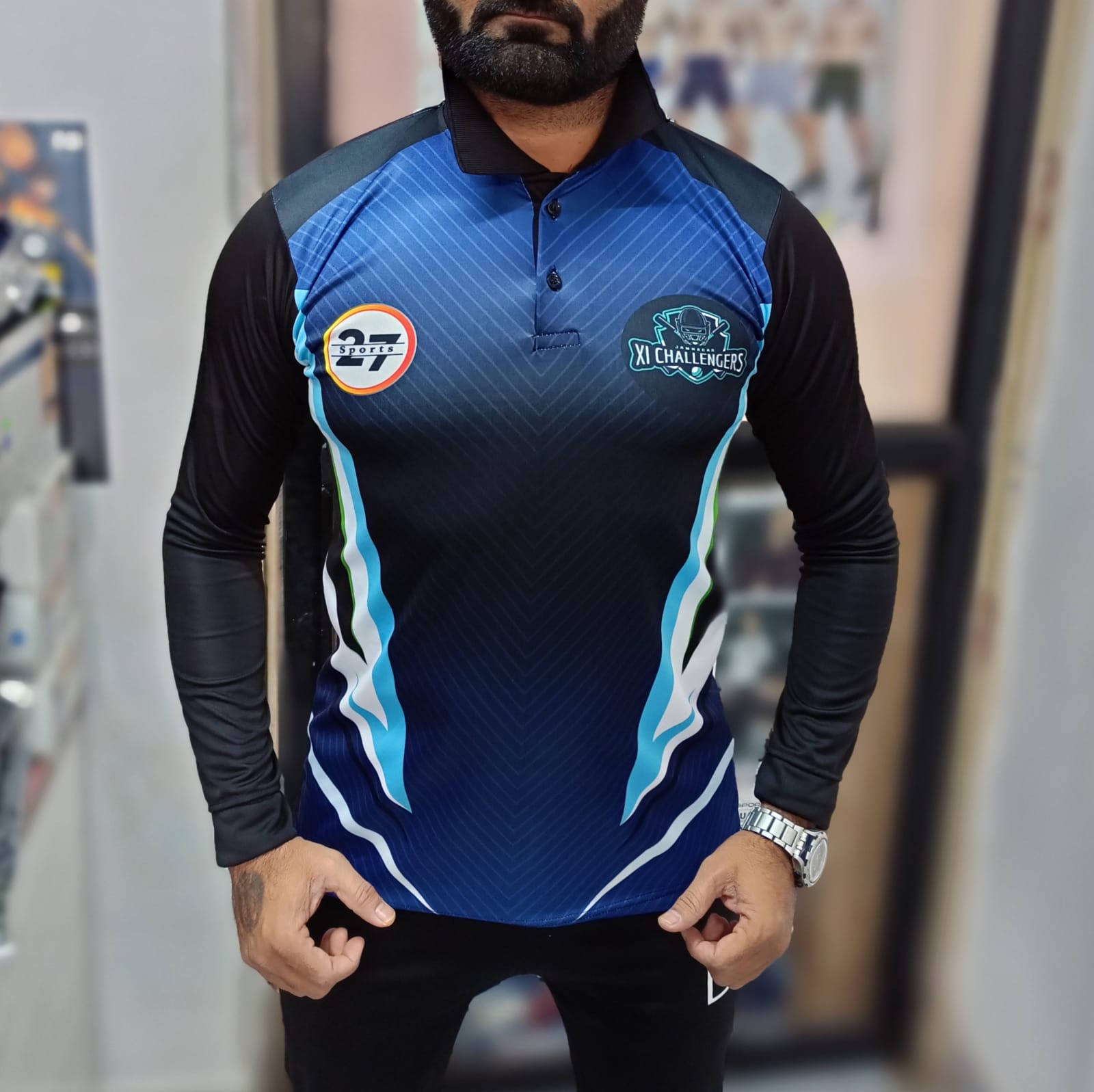 Full Sublimation Cricket Club Jersey New Pattern Cricket Sports Shirt