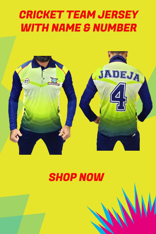 New Cricket Jersey Available for Team #2727sports